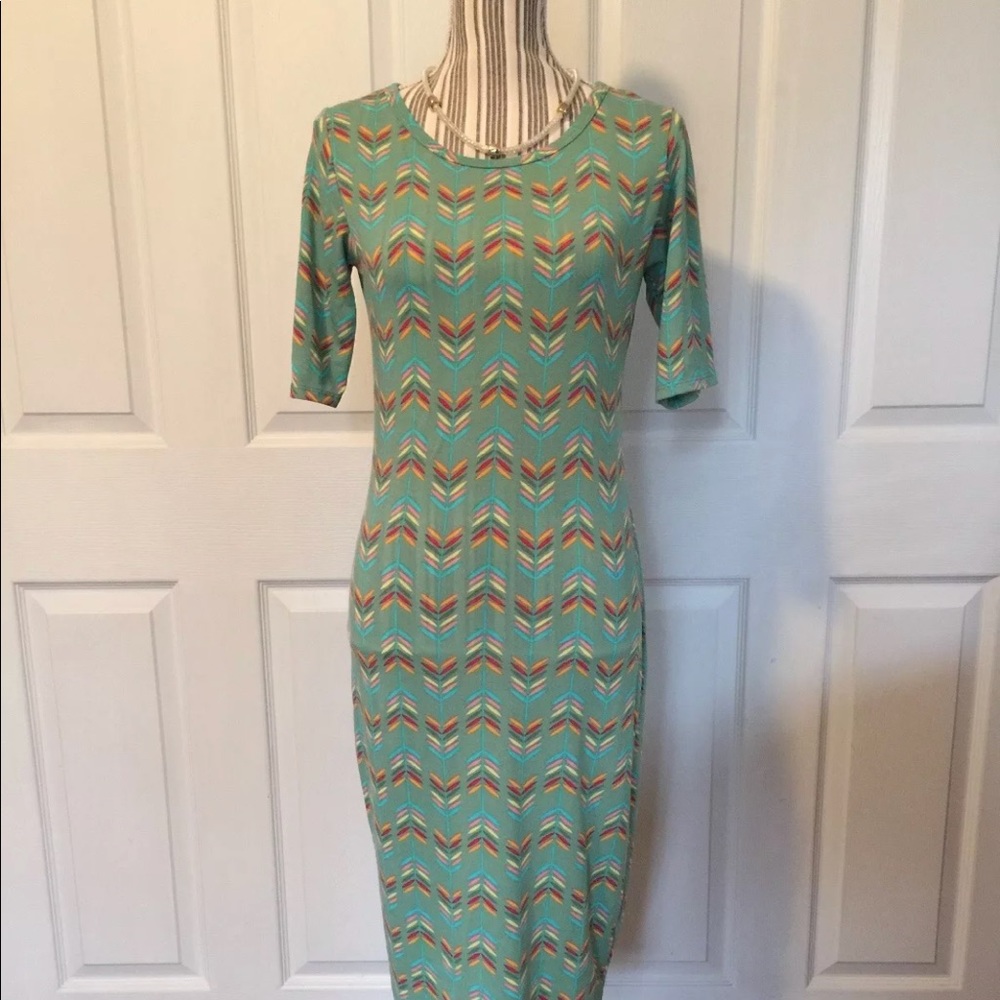 LuLaRoE Julia Aztec Tribal Dress